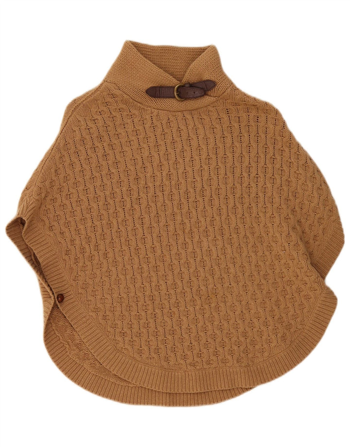 Massimo Dutti Poncho Jumper Niña 12-13 Años Lana Marrón