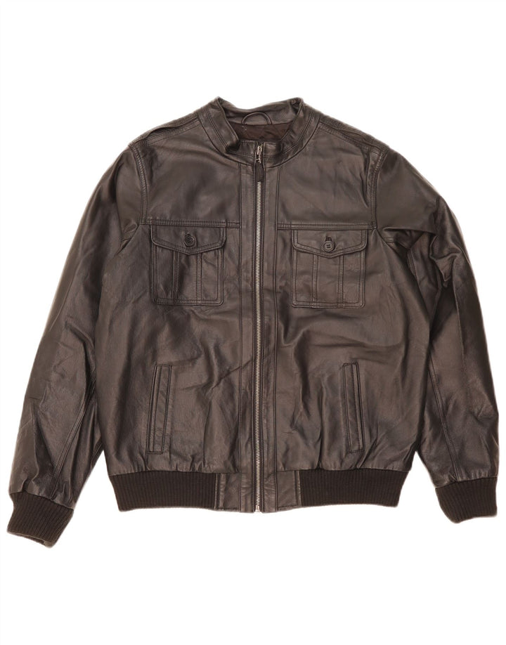 Marks & Spencer Chaqueta de cuero para niño 13-14 años Cuero negro