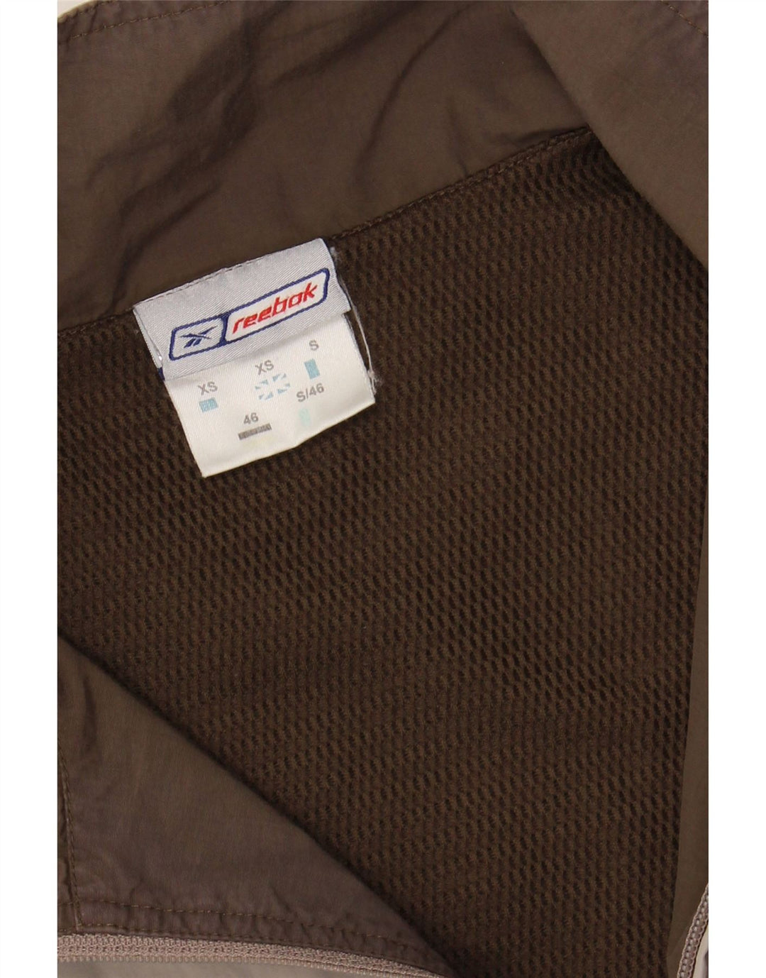 REEBOK Chaqueta superior de chándal holgada para hombre XS Gris Colorblock