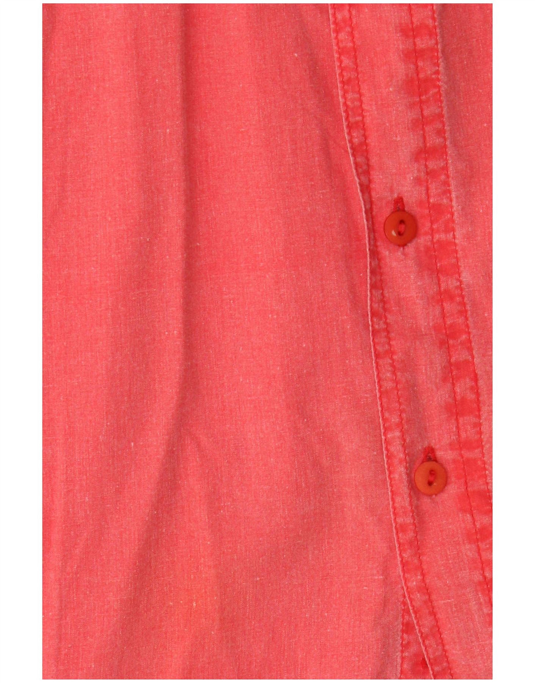 Vintage hombres relajado ajuste camisa grande algodón rosa