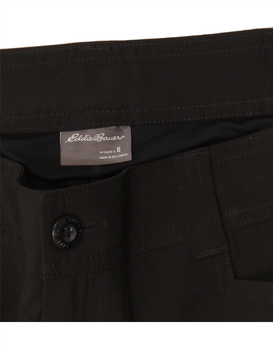 EDDIE BAUER Womens Skort US 8 Medium W32 Black Polyester Vintage Eddie Bauer and Second-Hand Eddie Bauer from Messina Hembry 