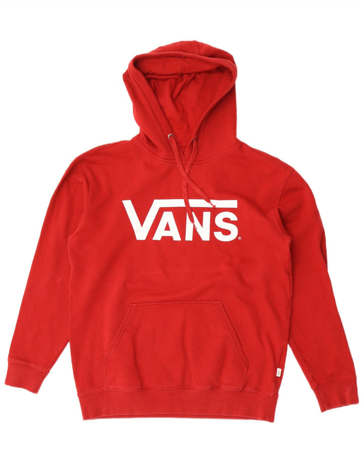 Vans Hombre Graphic Sudadera con capucha Jumper Large Rojo Algodón