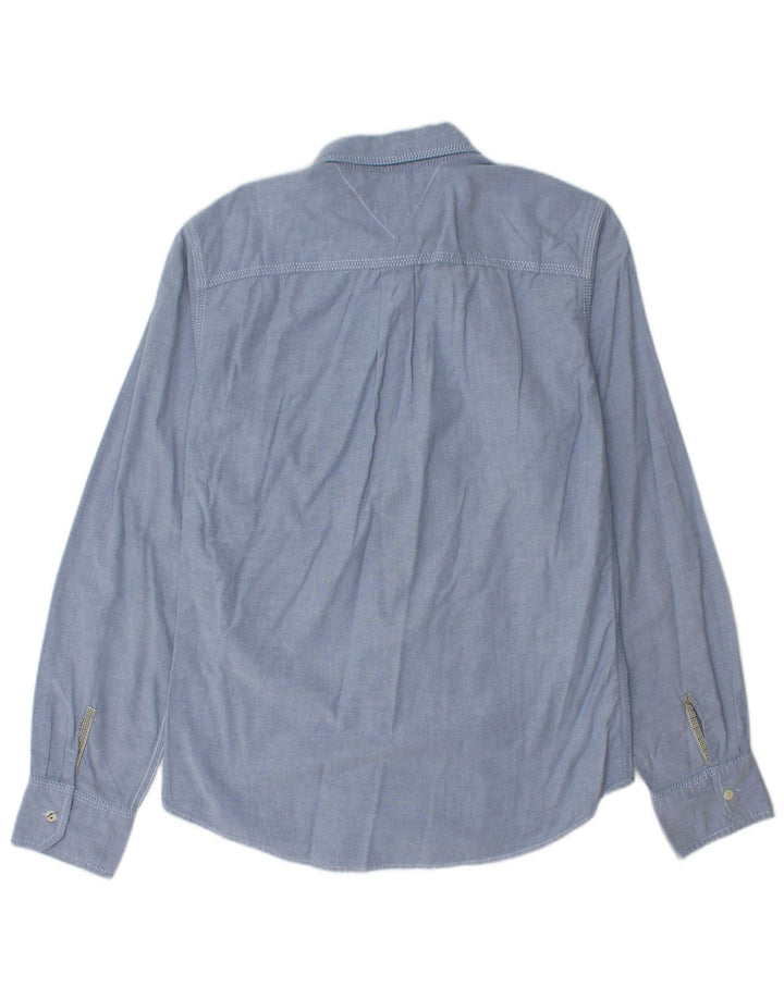 Camisa Tommy Hilfiger Hombre Azul Medio