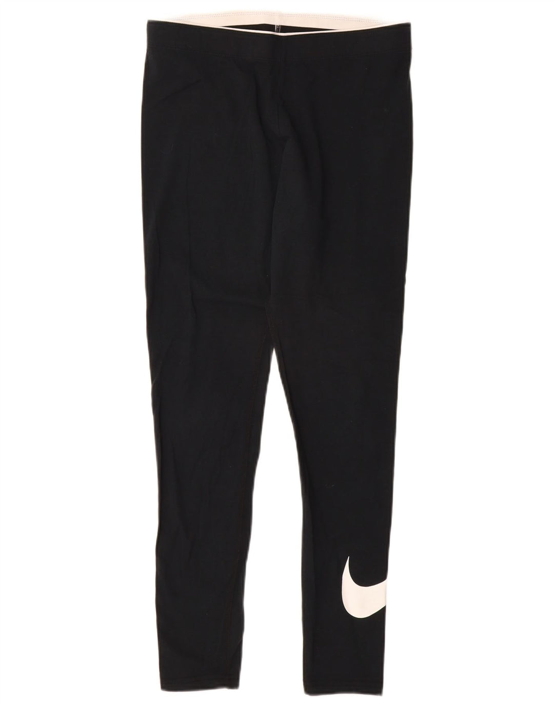 Nike - Leggings gráficos para mujer (talla 40), algodón negro mediano