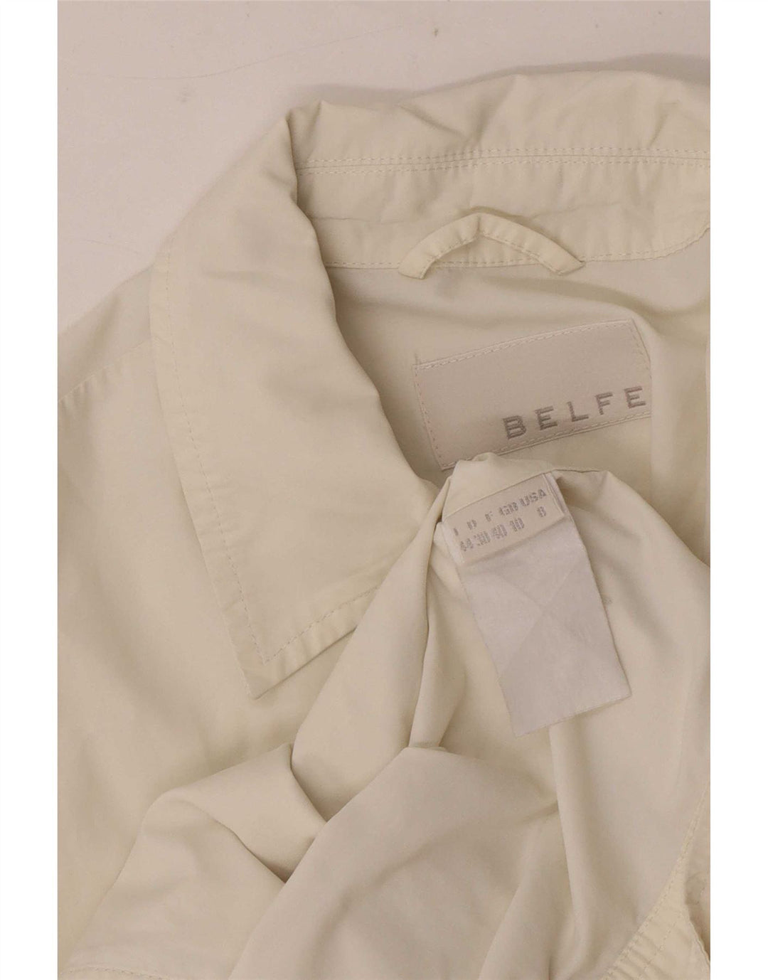 Belfe & Camisa de manga corta para mujer UK 10 Small White