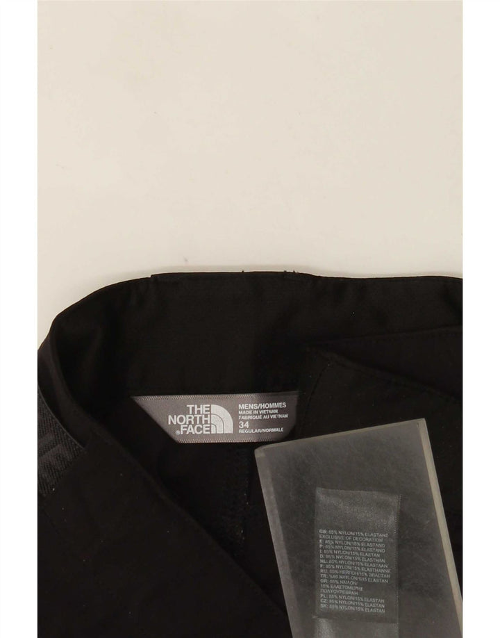 The North Face Pantalones cortos cargo gráficos para hombre W34 Large Nylon negro