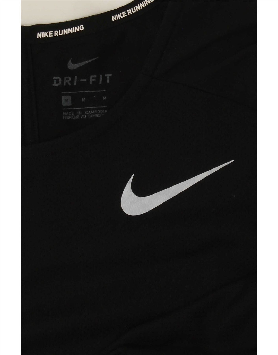 Nike Hombre Dri Fit Chaleco Top Medio Negro Poliéster