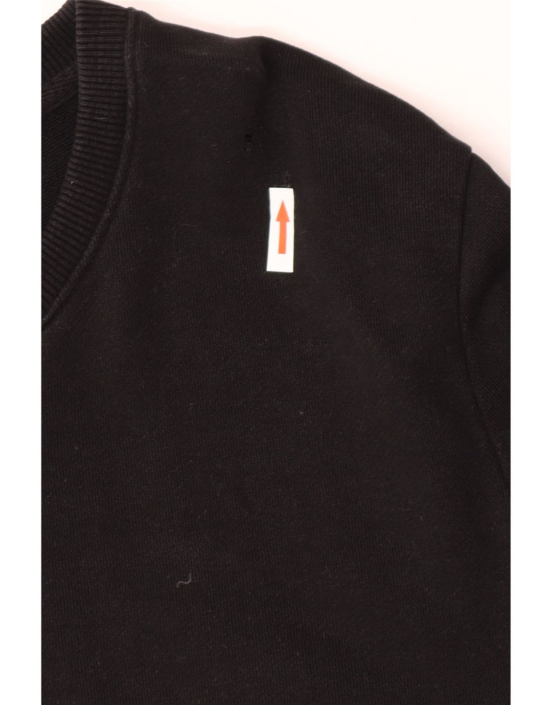 Zara Hombre Sudadera Jumper Large Negro Algodón