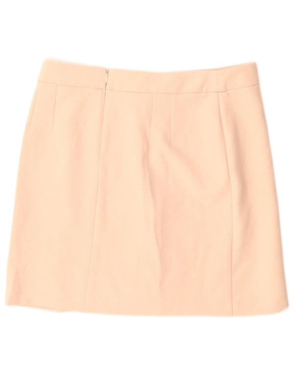 Topshop Minifalda para mujer UK 12 Medium W30 Beige Poliéster