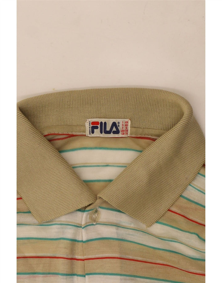 Fila Polo para hombre UK 36 Small Multicolor Rayas