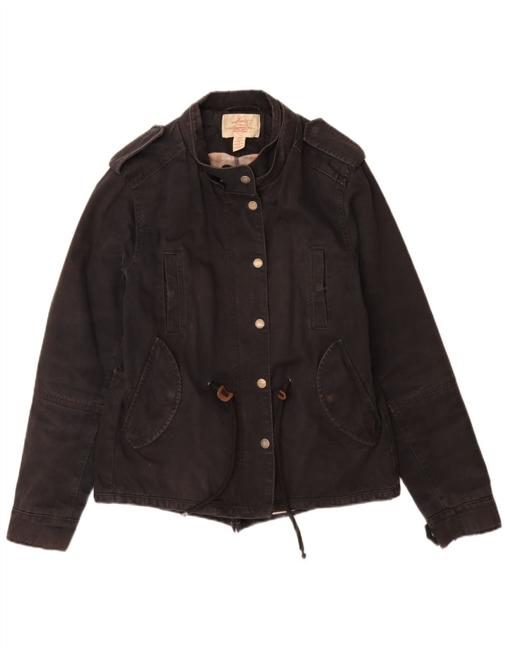 Levi's Chaqueta utilitaria para mujer UK 12 Mediana Algodón negro