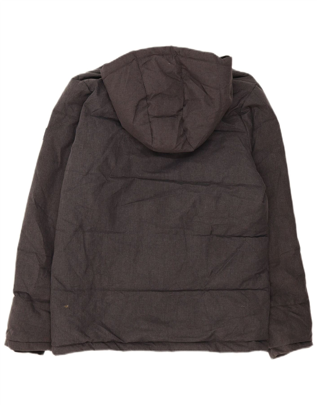 Jack & Jones Chaqueta acolchada con capucha para niños 15-16 años Gris jaspeado
