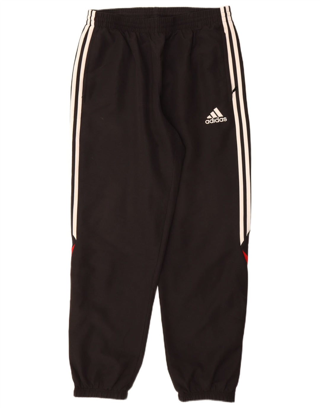 ADIDAS Pantalones de chándal para hombre Joggers UK 42/44 Grande Negro Poliéster