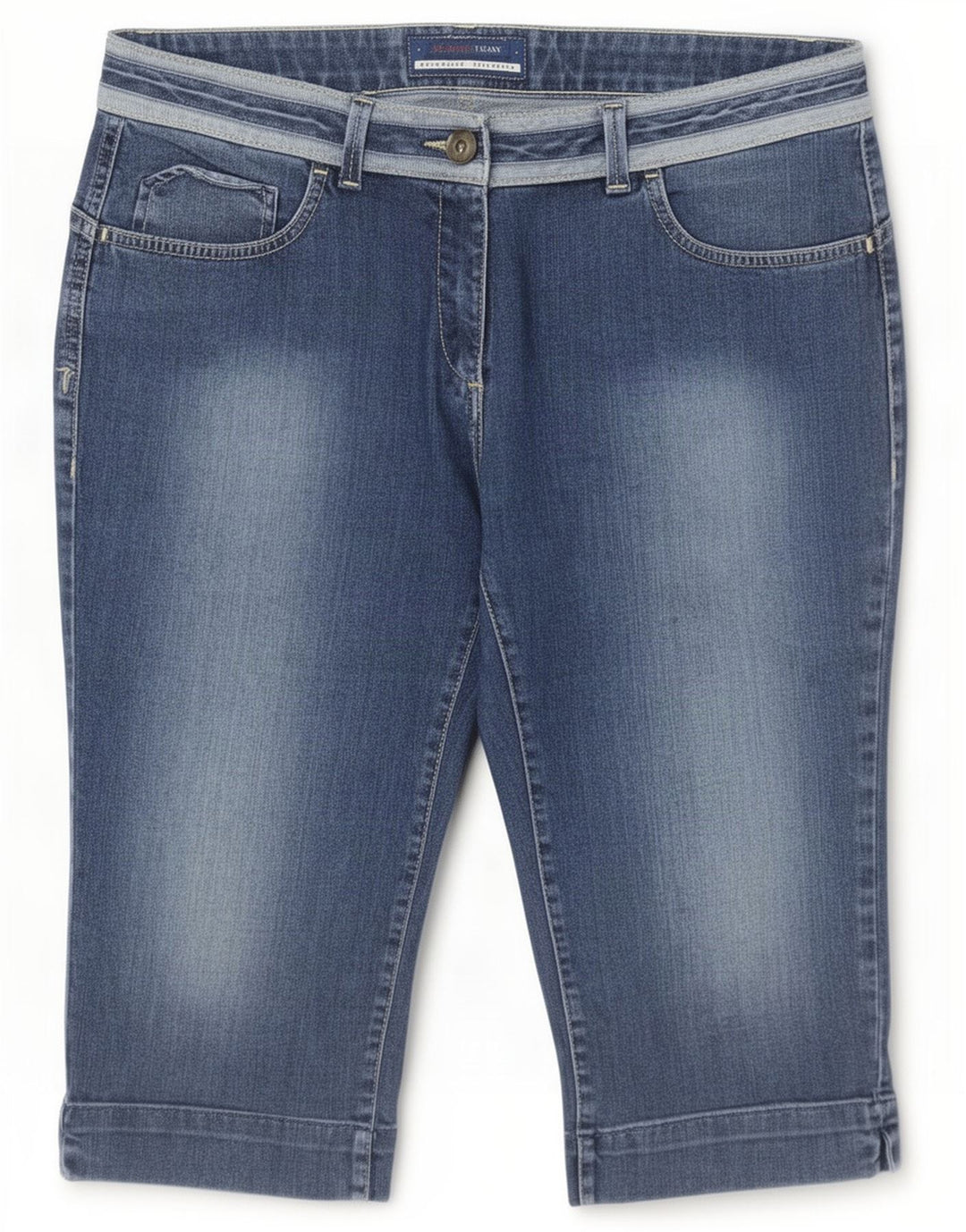 Trussardi Bermudas vaqueras para mujer Large W32 Blue