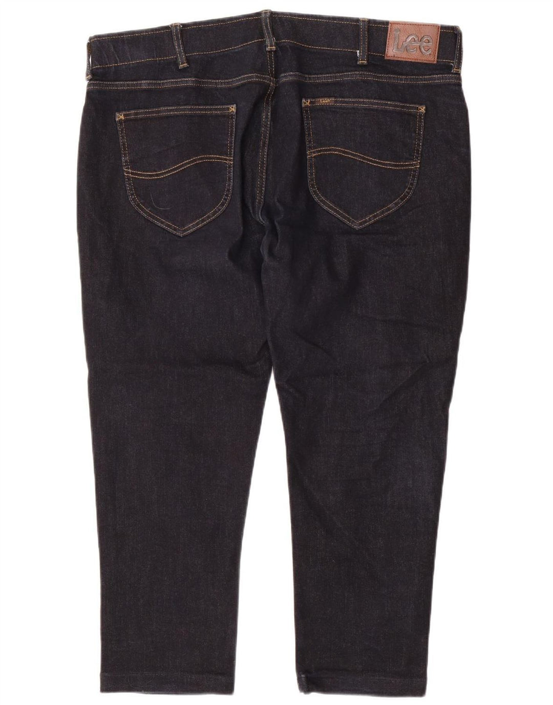 Lee Vaqueros Cónicos Rectos Para Hombre W38 L26 Azul Marino