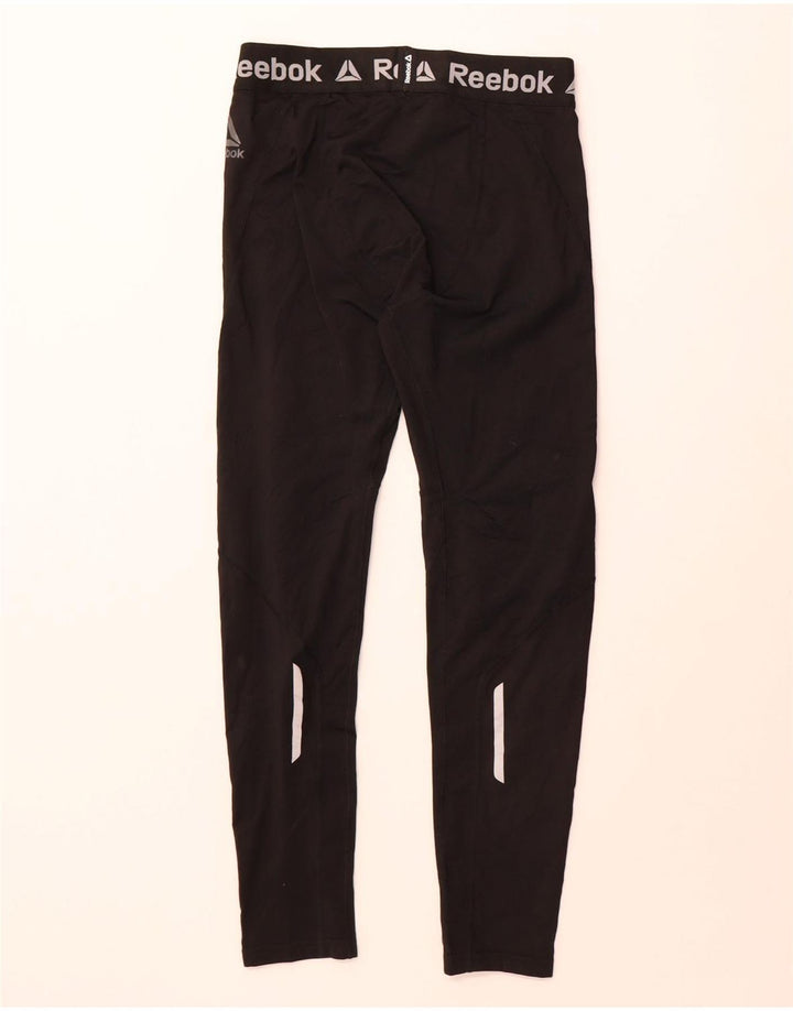 Reebok Leggings gráficos para hombre Poliéster negro mediano