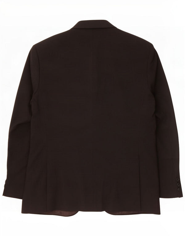 Marks & Spencer Chaqueta tipo blazer con 2 botones para hombre UK 52 3XL Poliéster negro