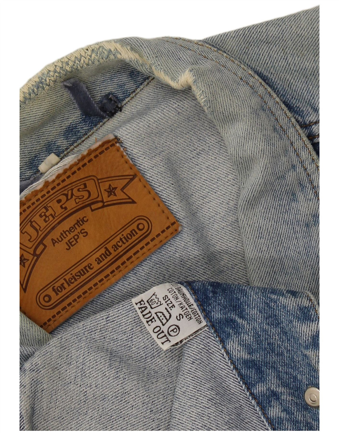 JEP'S Chaqueta vaquera extragrande para mujer UK 10 Small Blue Cotton