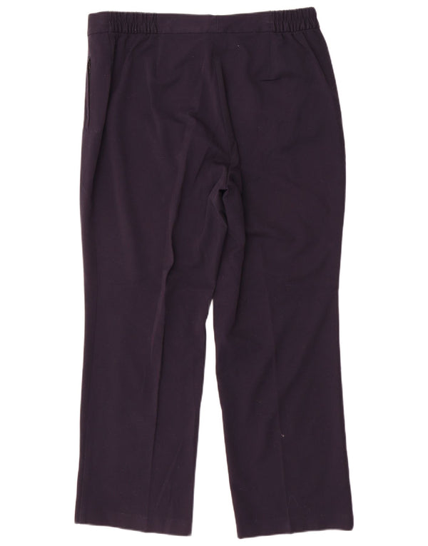 Marks & Spencer Pantalones casuales para mujer UK 46 Large W34 L28 Azul marino
