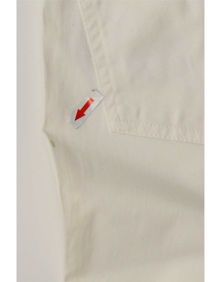 Zara Vaqueros Pitillo Mujer EU 40 Mediano W30 L31 Blanco