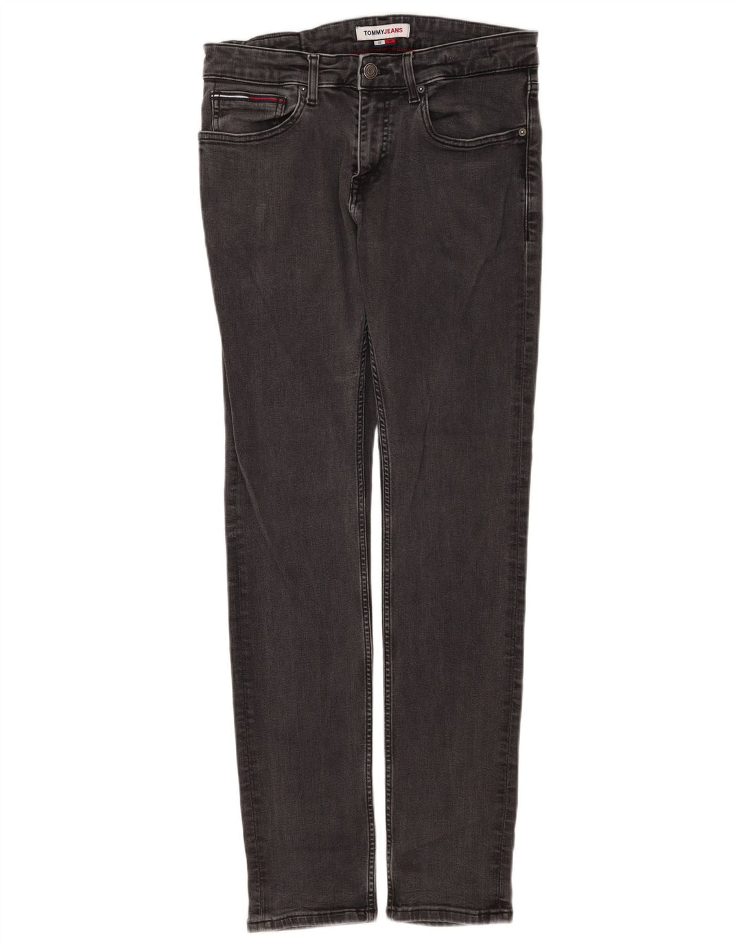 Vaqueros ajustados para mujer Tommy Hilfiger W32 L34 Algodón negro
