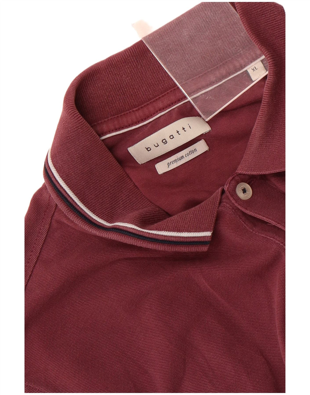Polo Bugatti Hombre XL Granate