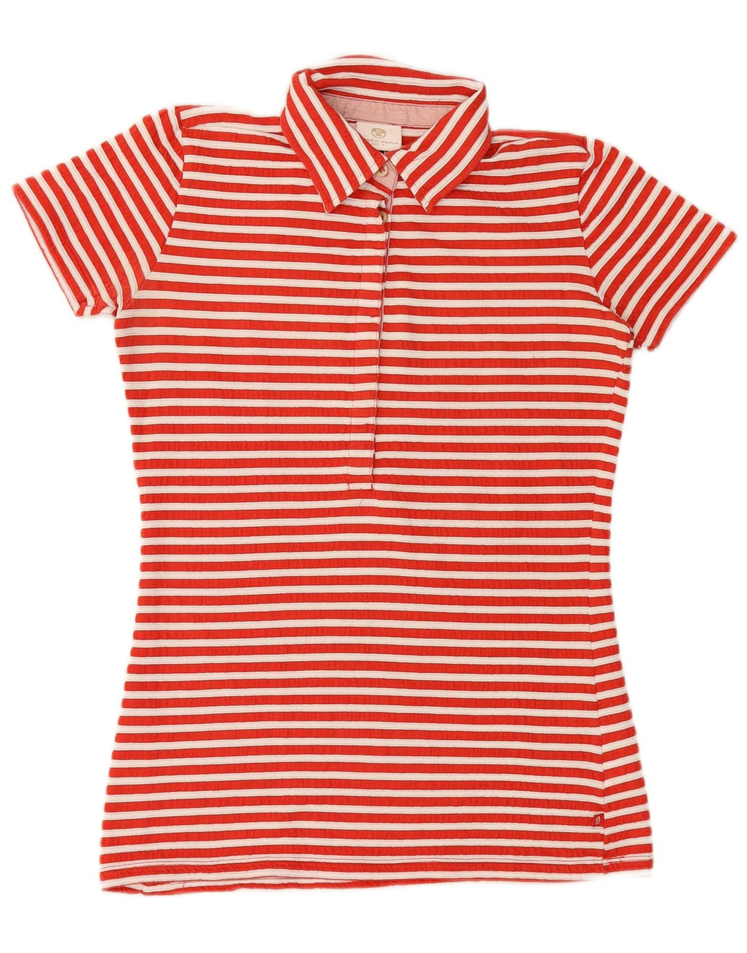 NORTH SAILS Polo gráfico para mujer UK 10 Small Red Stripes