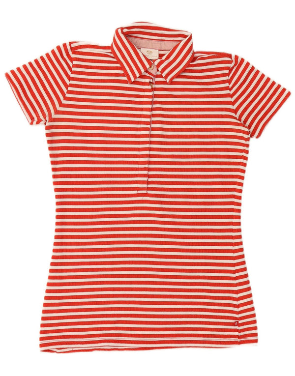 NORTH SAILS Polo gráfico para mujer UK 10 Small Red Stripes