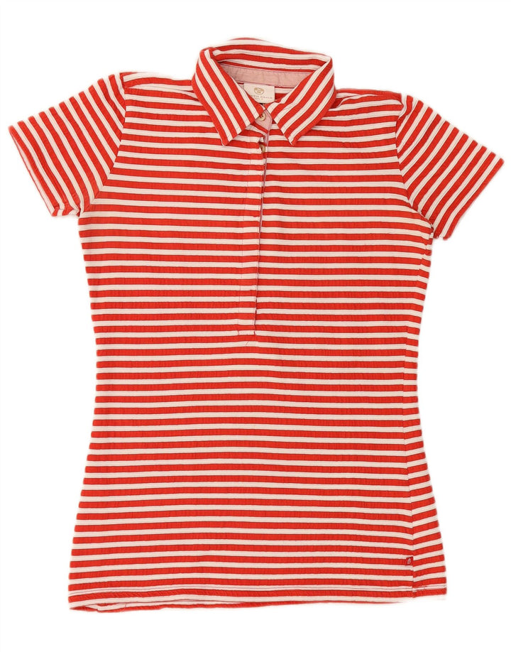NORTH SAILS Polo gráfico para mujer UK 10 Small Red Stripes