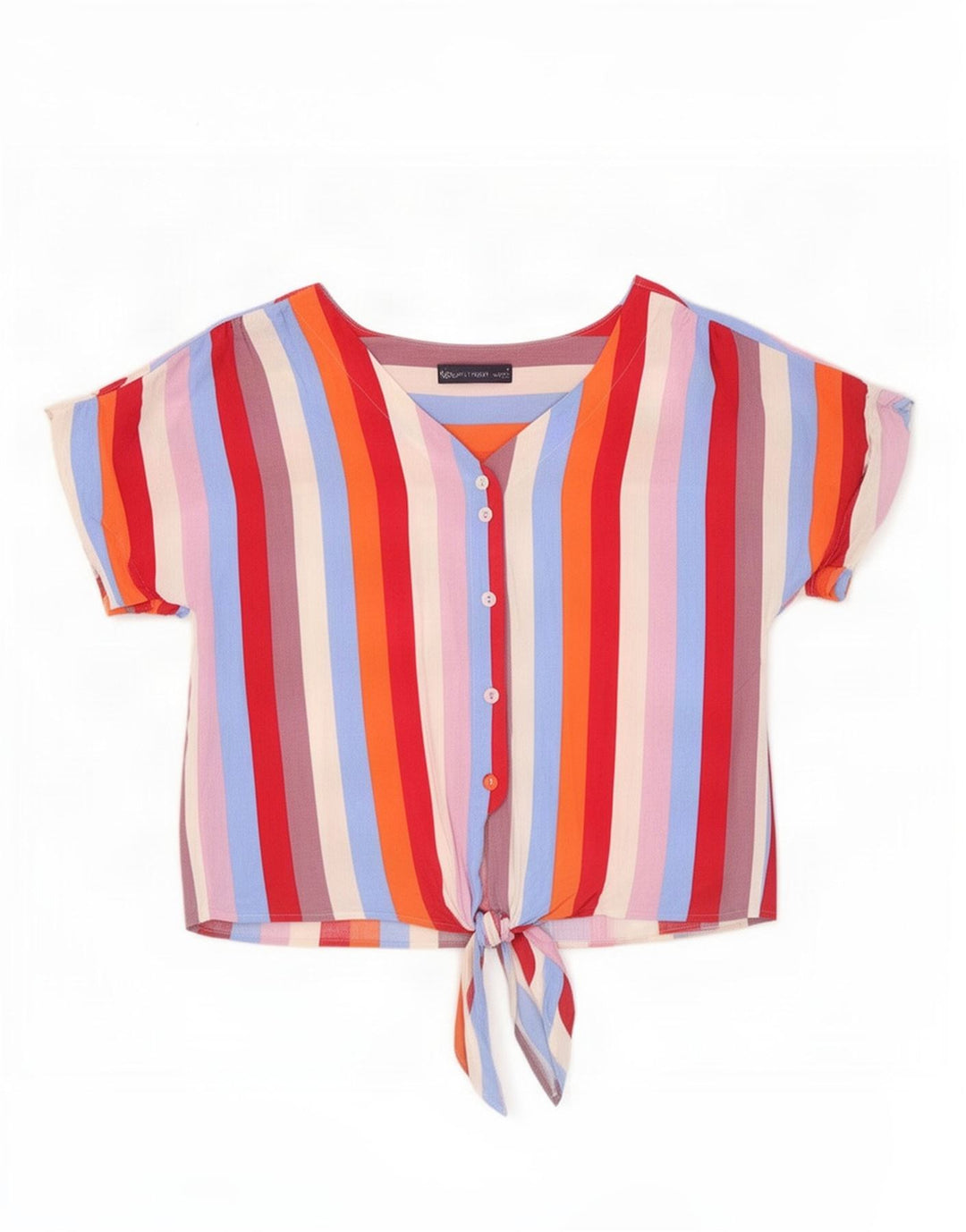 Marks & Spencer Blusa corta para mujer UK 10 Small Multicolor