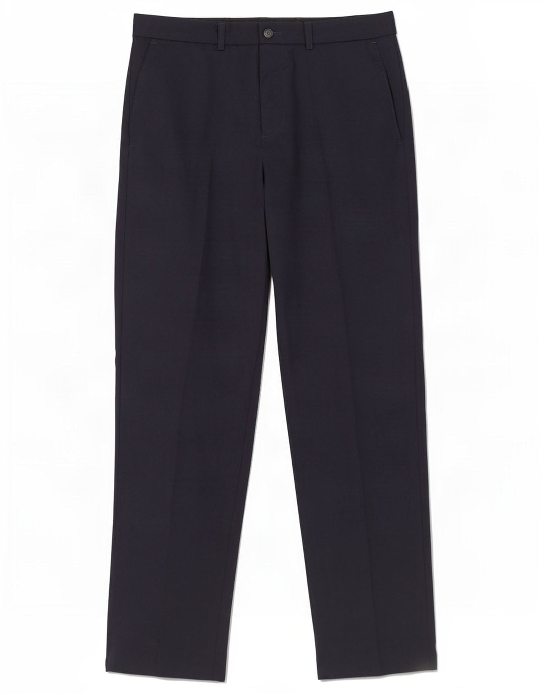 Pantalón de traje recto para mujer Marks & Spencer W32 L33 Lana azul marino