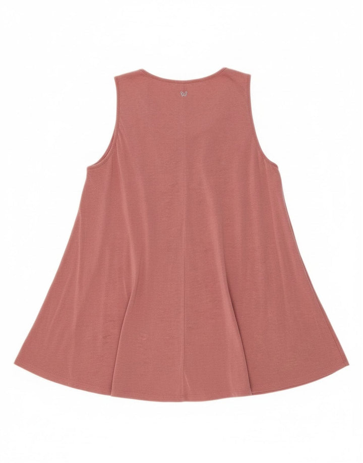 Max Mara Blusa sin mangas de fin de semana para mujer UK 42 Lyocell rosa medio