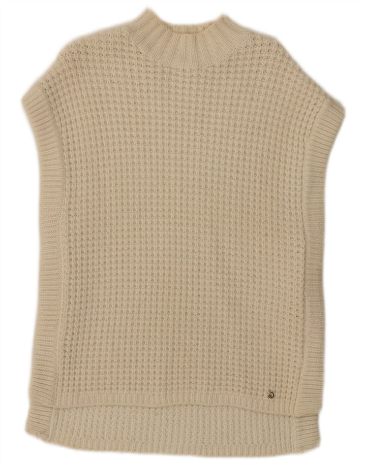 Ted Baker - Jersey largo con cuello alto para mujer, talla 1, XS, color beige