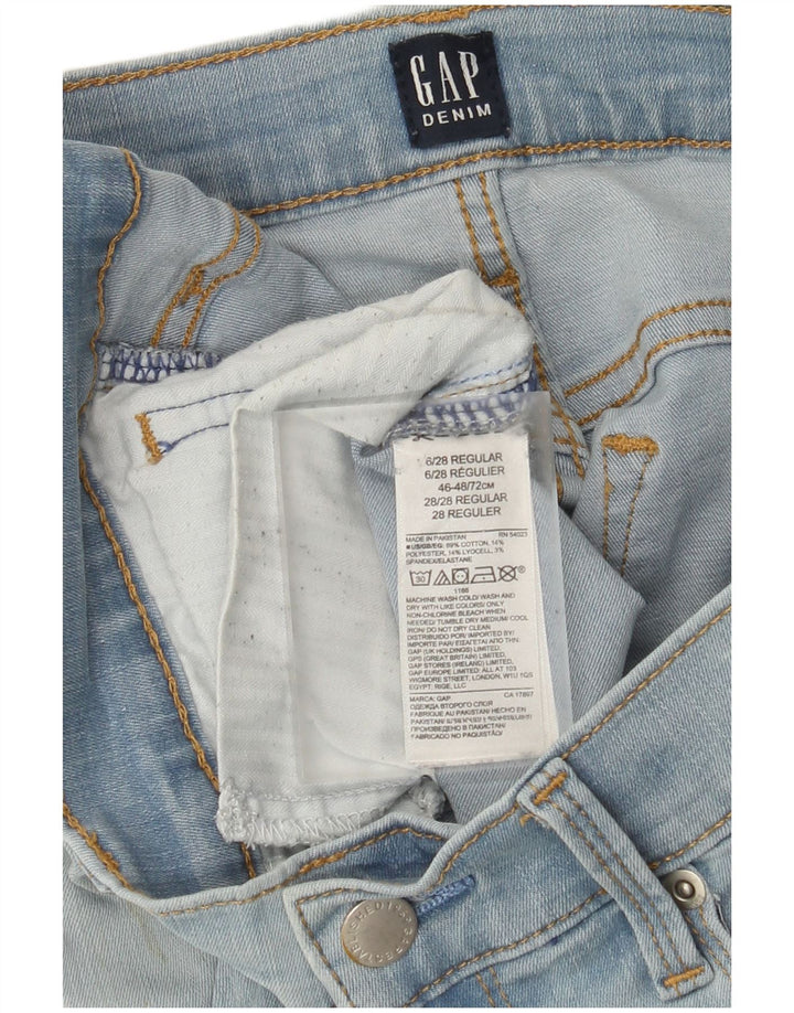 Vaqueros Gap Regular Skinny Mujer W28 L28 Algodón Azul