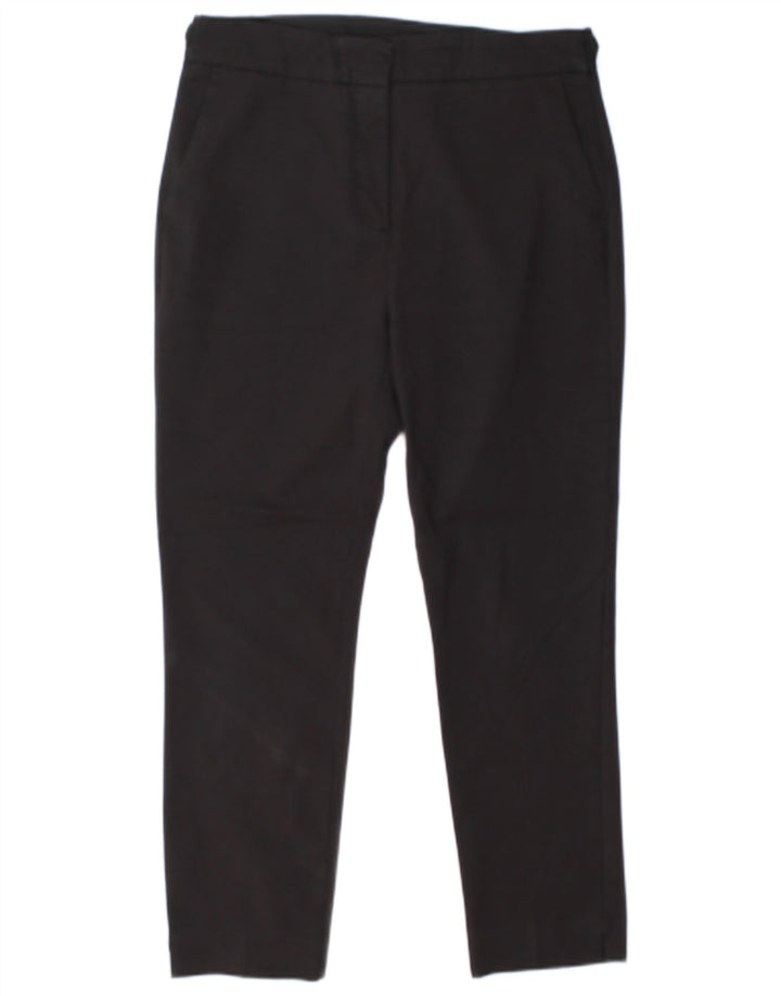 ZARA Mujer Pantalón Casual Slim Large W32 L26 Negro