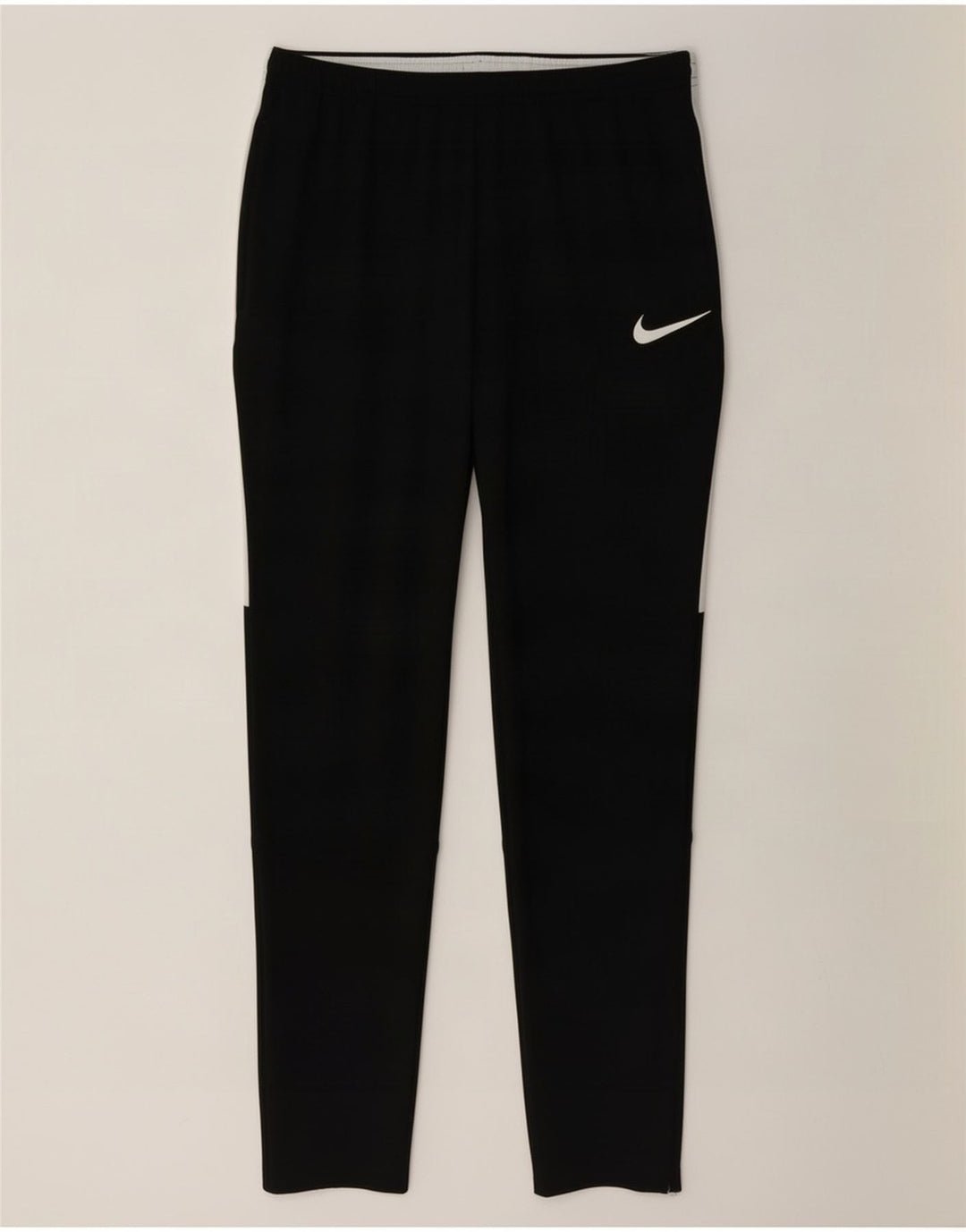 Pantalones De Chándal Nike Dri Fit Para Hombre Poliéster Color Block Negro Mediano