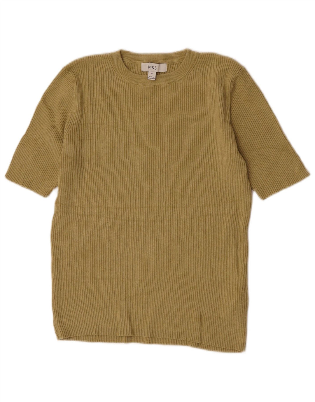 Marks & Spencer Camiseta para mujer Top UK 42 Viscosa beige mediana