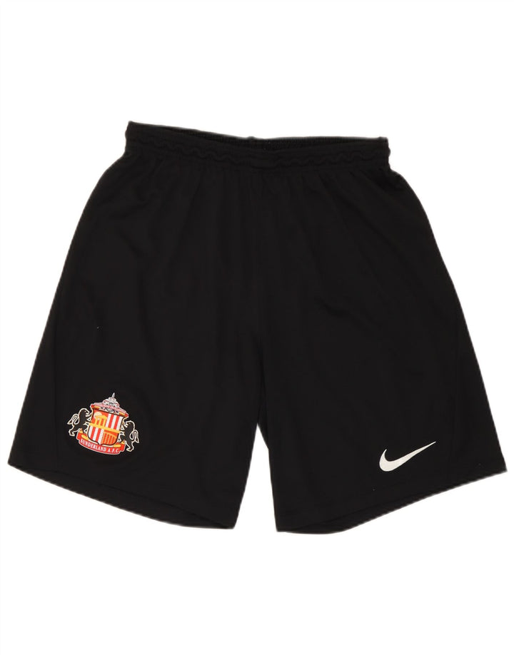 Nike Sunderland A.F.C Graphic Shorts deportivos para hombre, poliéster negro mediano