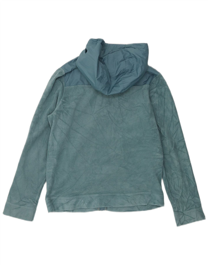 NIKE Chaqueta polar con capucha para mujer ES 40 XL Poliéster azul