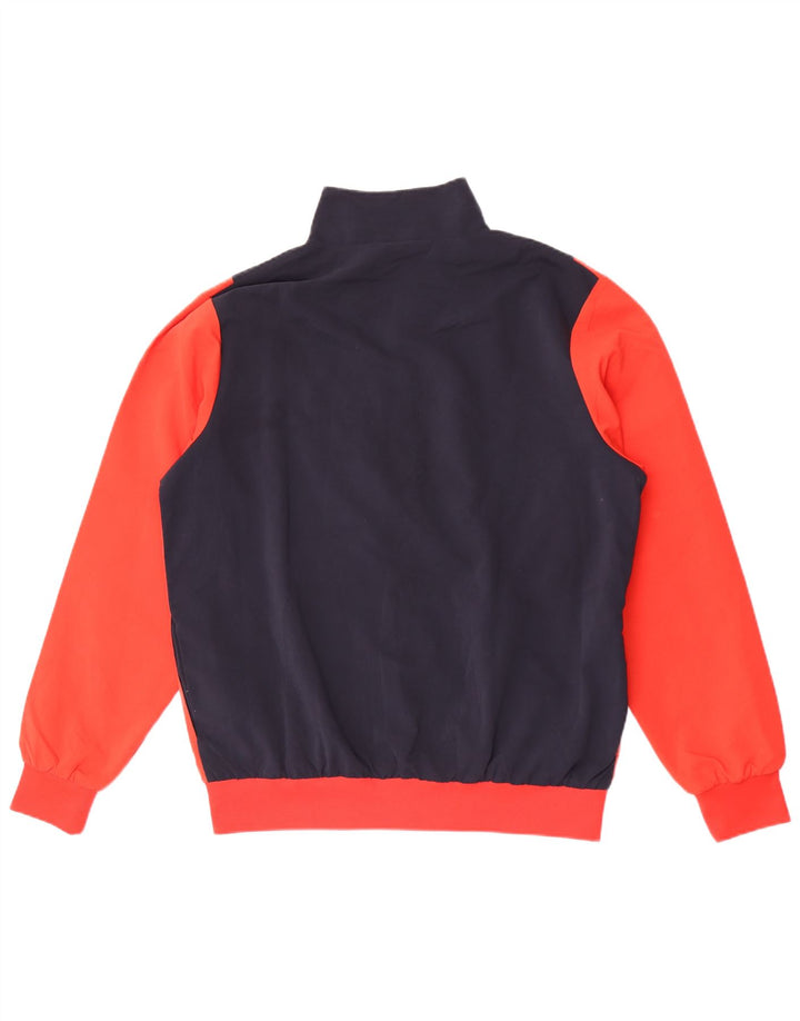 Kappa Hombre Chándal Top Chaqueta Grande Azul Marino Colorblock Poliéster