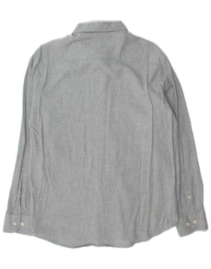 CARRERA Mens Regular Fit Shirt Large Grey Cotton Vintage Carrera and Second-Hand Carrera from Messina Hembry 