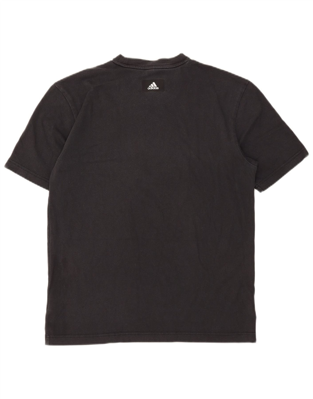 Adidas - Camiseta gráfica para hombre, talla mediana, algodón negro