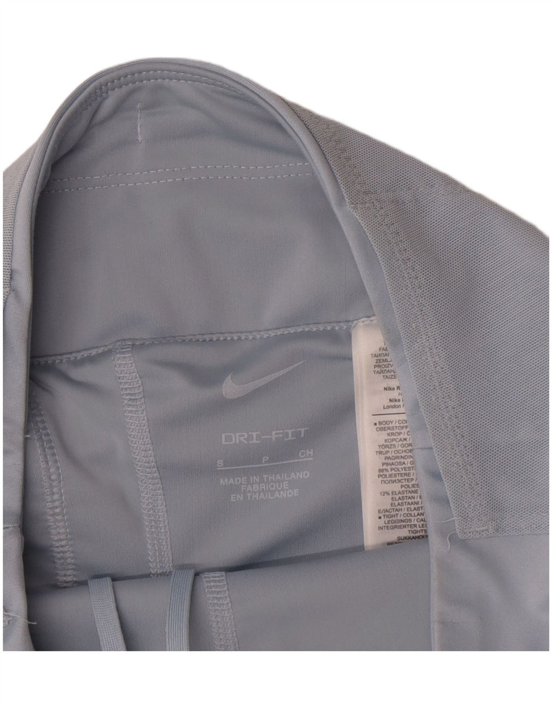 Nike - Pantalones cortos deportivos Dri Fit para mujer, talla 10, poliéster azul pequeño