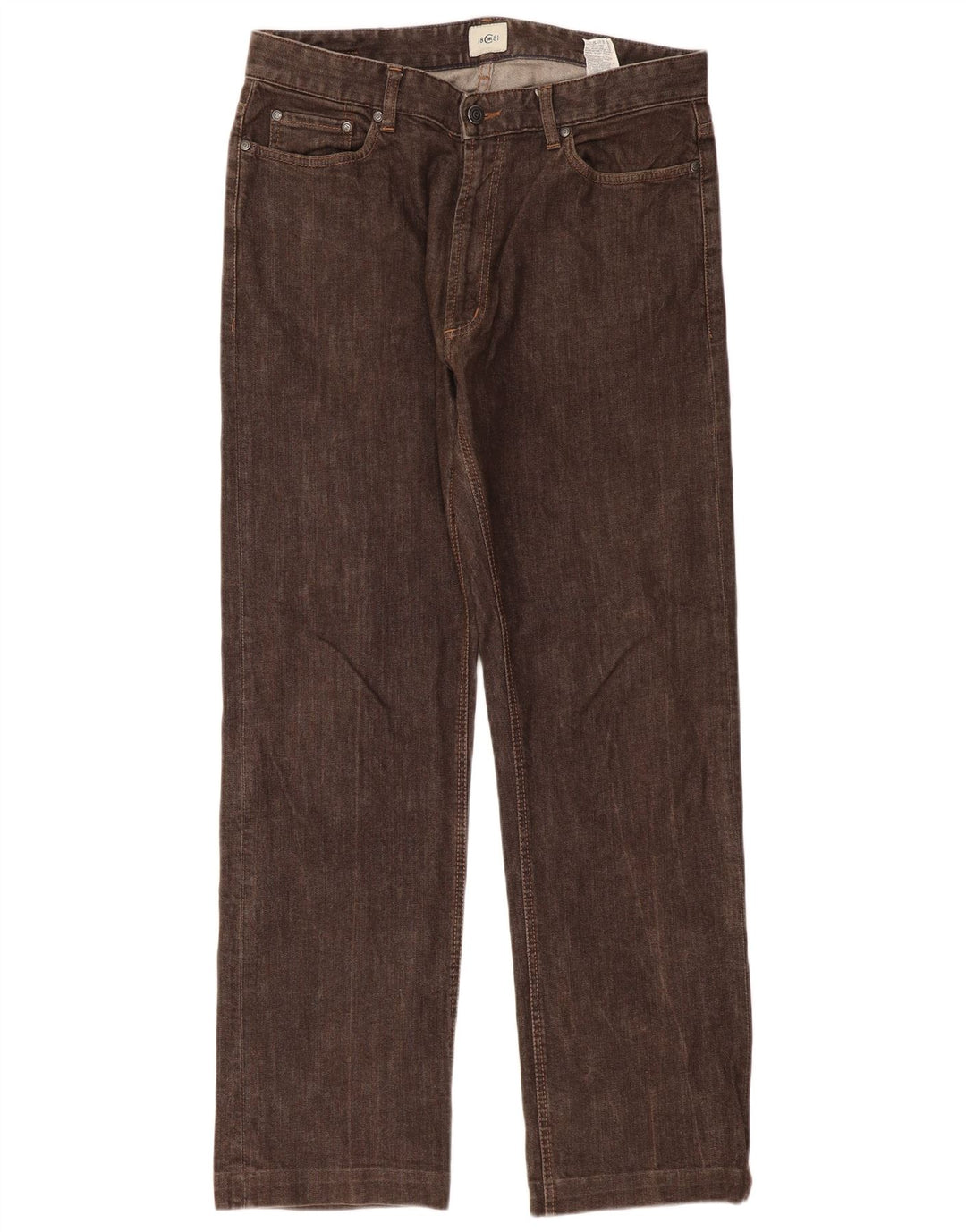 CERRUTI 1881 Vaqueros Rectos Hombre W36 L31 Algodón Marrón