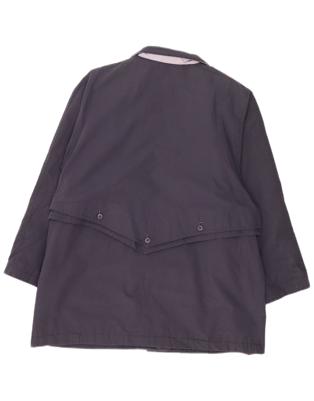 VINTAGE Chaqueta utilitaria para mujer EU 46 XL Poliéster azul marino