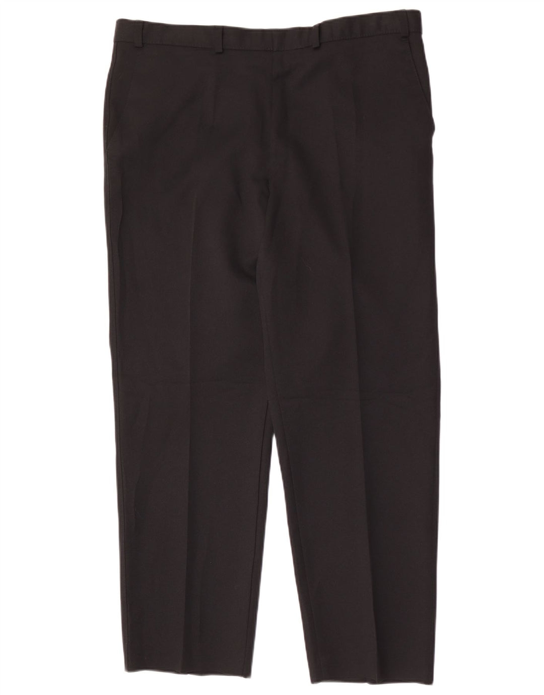 Marks & Spencer Pantalón chino recto para hombre W38 L29 Poliéster negro