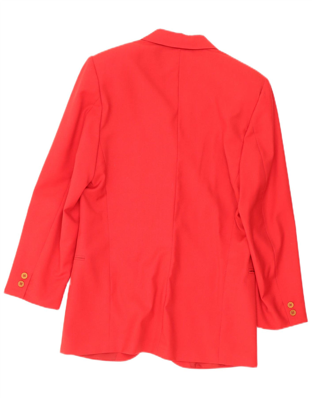 Tessuti Lanerossi Chaqueta tipo blazer de 2 botones para hombre UK 38 Lana virgen roja mediana