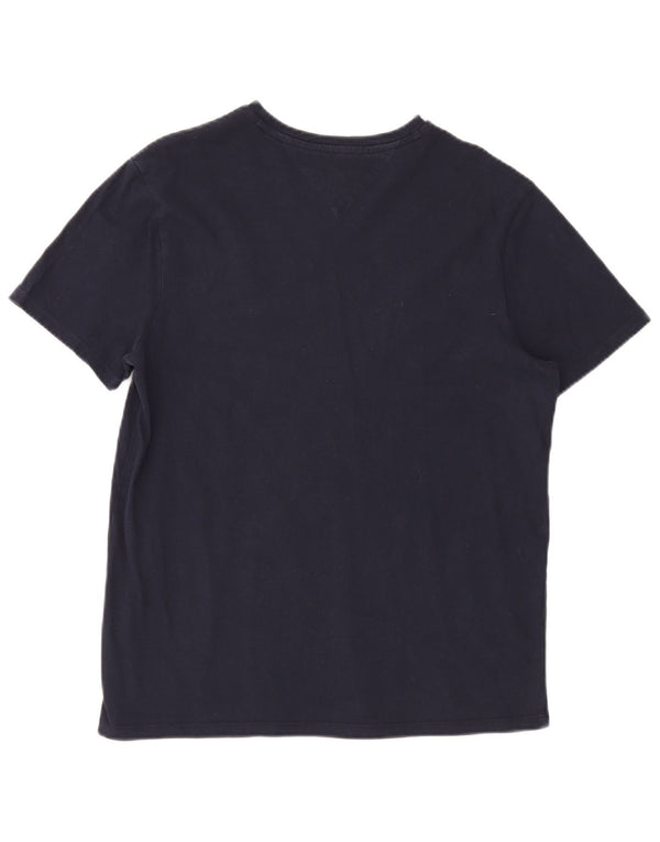 Camiseta Tommy Hilfiger Hombre Top Medium Azul Marino Algodón