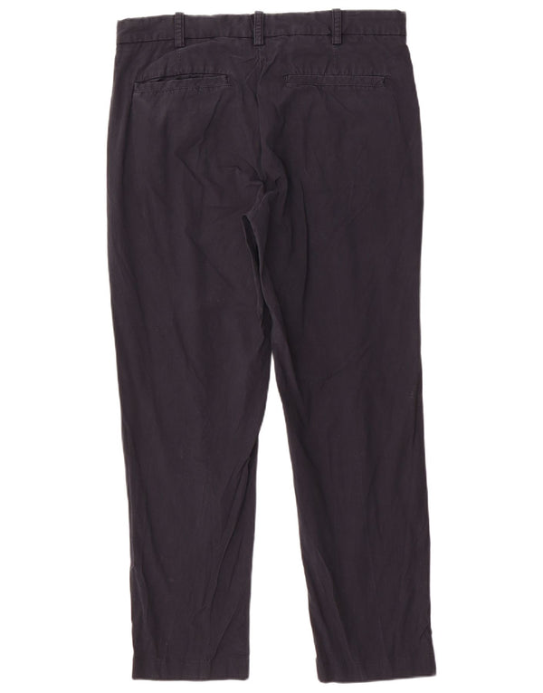 Massimo Dutti Pantalón Chino Recto Hombre EU 44 VLarge W34 L29 Azul Marino