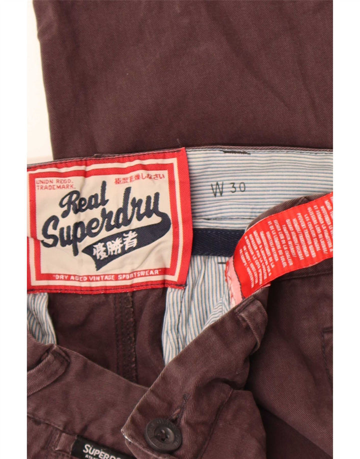 Superdry Pantalón Chino Chino W30 De Algodón Marrón Medio